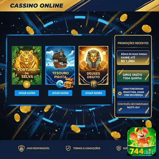 Jogue com Responsabilidade e Diversão - 744bet