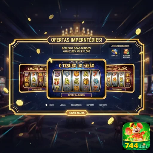 Ofertas de cassino e jogos disponíveis no site 744bet.